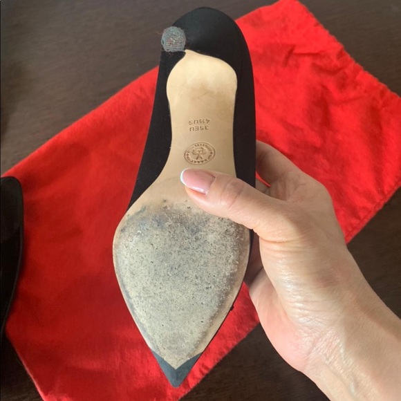 Authentic BALLY black satin shoes - Picture 6 of 6